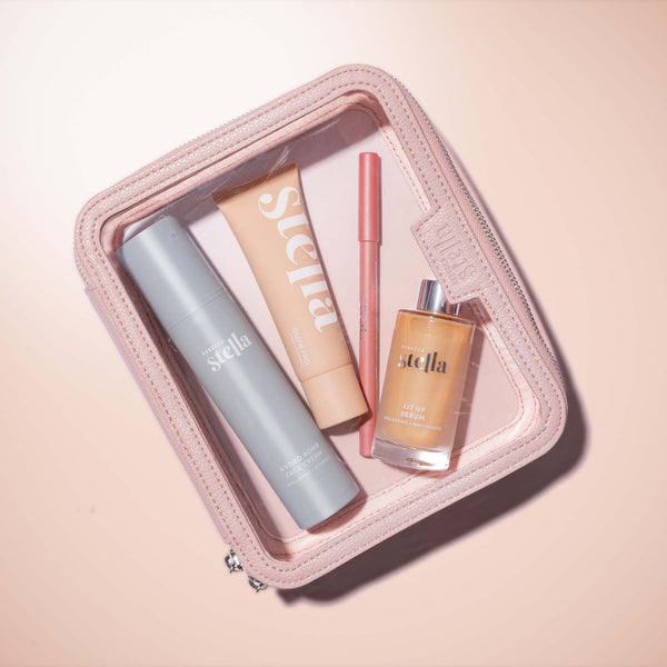 SeeYa Makeup Bag light pink/transparent